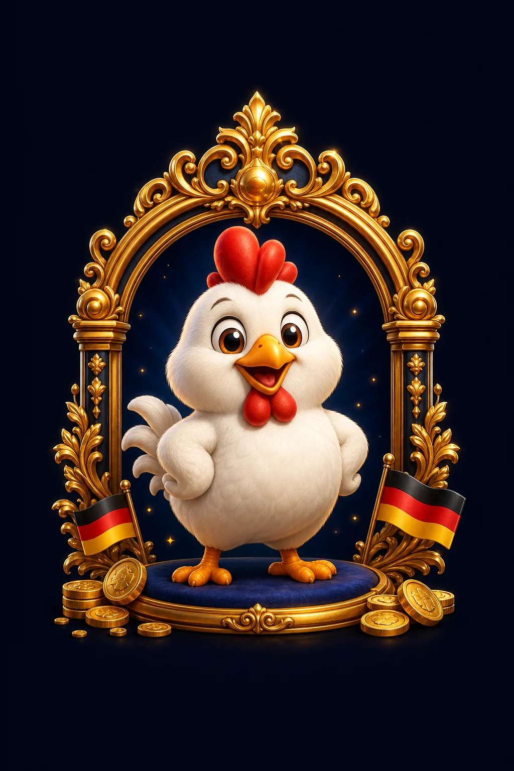 Chicken Road Spiel - Huhn überquert Strasse mit steigendem Multiplikator